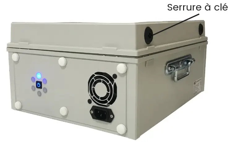 Alimentation embarquée chariot logistique Bloc électrique