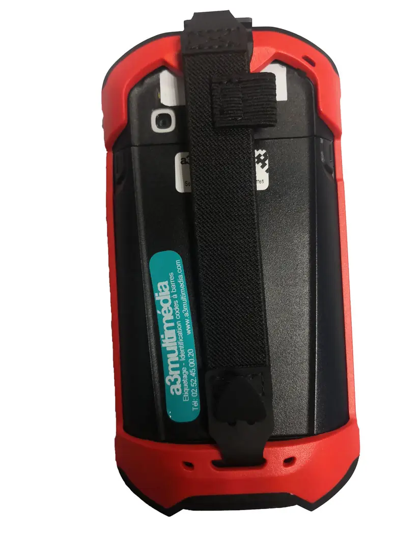 coque antichoc etui caoutchouc rouge zebra TC512 TC57 TC52x TC57x TC52ax TC57ax