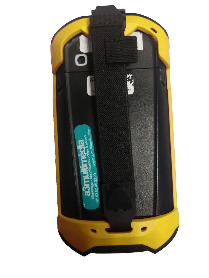 coque antichoc etui caoutchouc jaune zebra TC512 TC57 TC52x TC57x TC52ax TC57ax