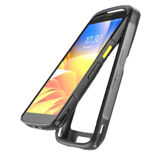 coque etui de protection caoutchouc lecteur code barre portable smartphone zebra TC22 TC27