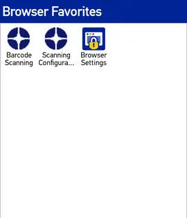 Navigation sécurisée sur terminaux Datalogic