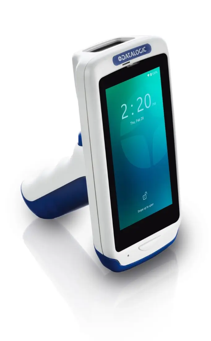   PDA Datalogic Joya Touch 22 lecture codes-barres 1D 2D en supermarché