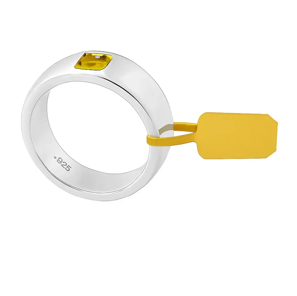 etiquette boucle blanche bague collier bijoux