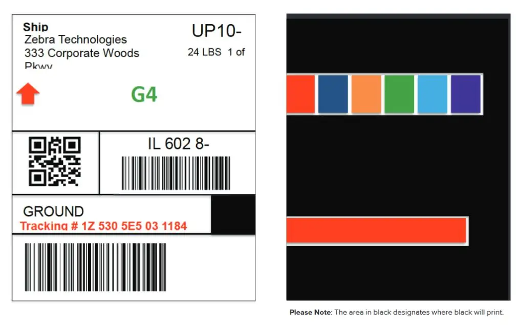 étiquette thermique direct couleur IQ color Zebra