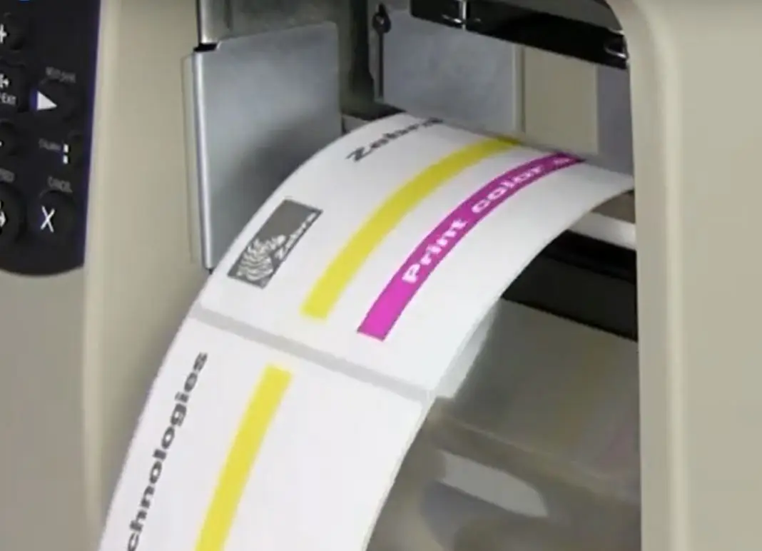 étiquette thermique direct couleur IQ color Zebra