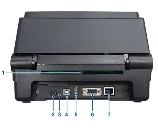 imprimante compacte &eacute;tiquette TSC TH240THC &eacute;cran tactile sant&eacute; hopitaux