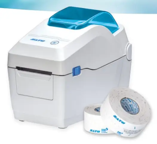 imprimante compacte &eacute;tiquette sato Ws2-2 ws208 sant&eacute; hopitaux bracelets
