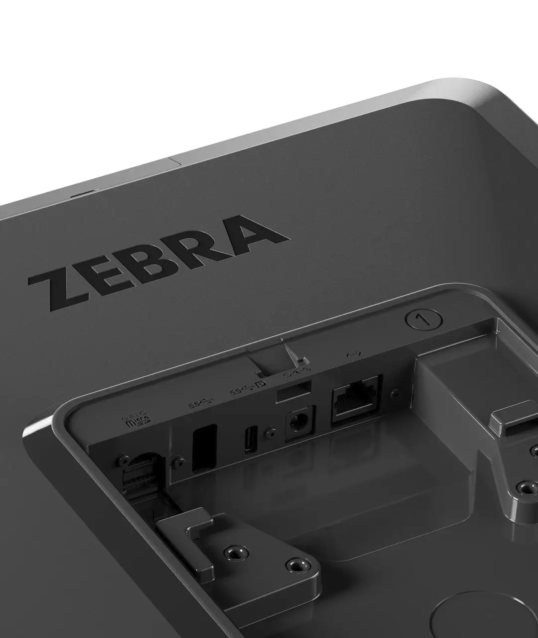 borne tactile avec scanner codes barres zebra KC50 pouces