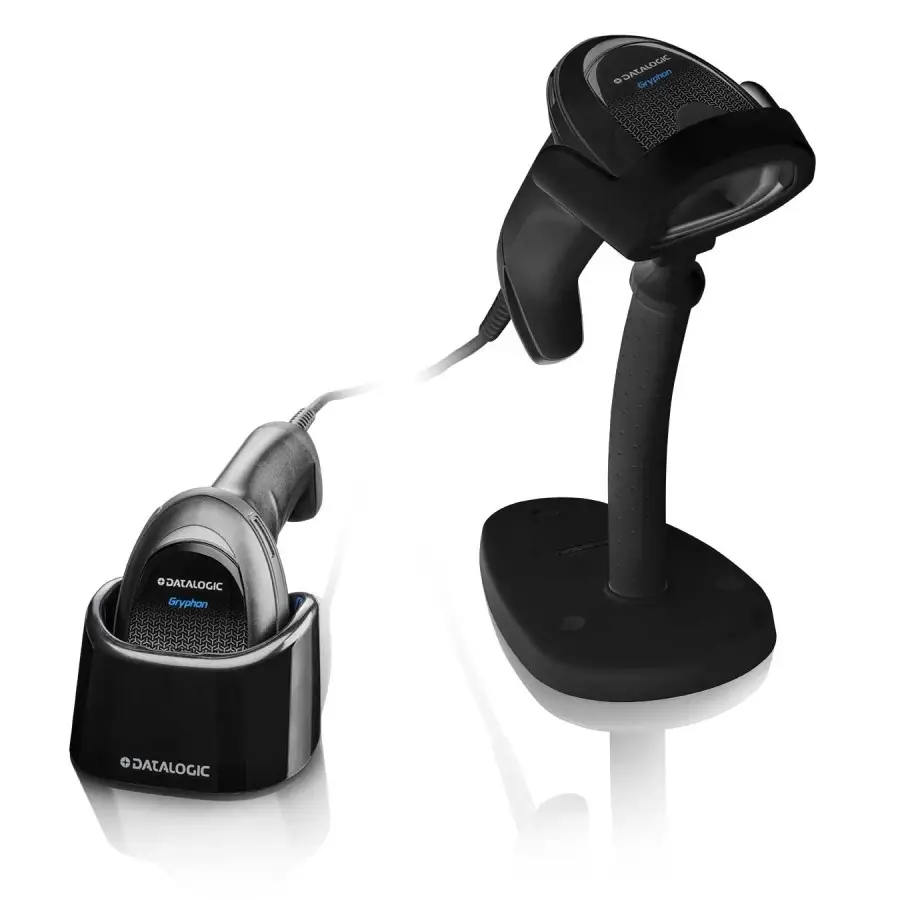   Scanner optique Datalogic GD4520 utilisant la technologie 3GL™ avec signal vert.