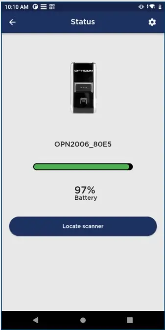Gestion appareils bluetooth Opticon via OptiConnect apple ios windows android