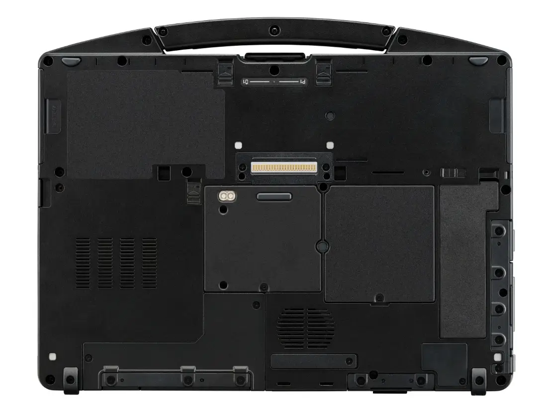 Toughbook Panasonic 40 utilisé par les forces de l’ordre sur le terrain.