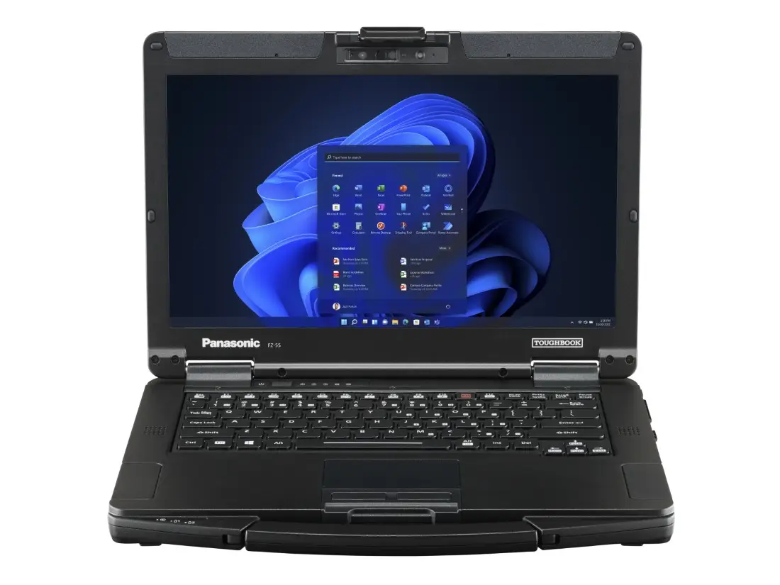 PC portable durci Panasonic résistant à l’eau et à la poussière IP66.