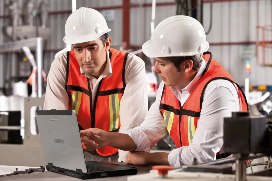 Châssis en magnésium du Panasonic Toughbook 40 Mk2 robuste et renforcé.