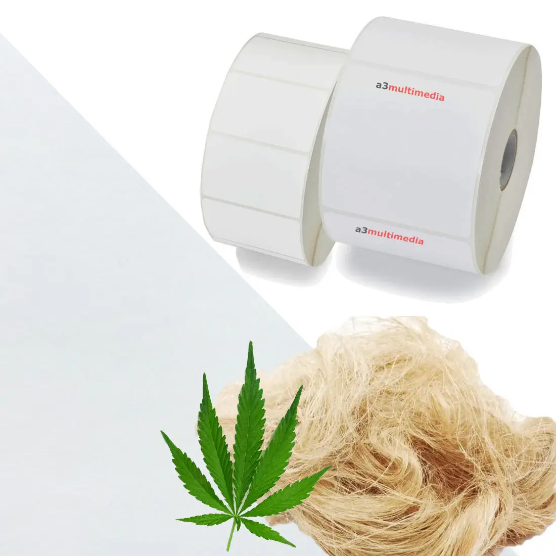 etiquette &eacute;cologique &agrave; base de fibre de chanvre