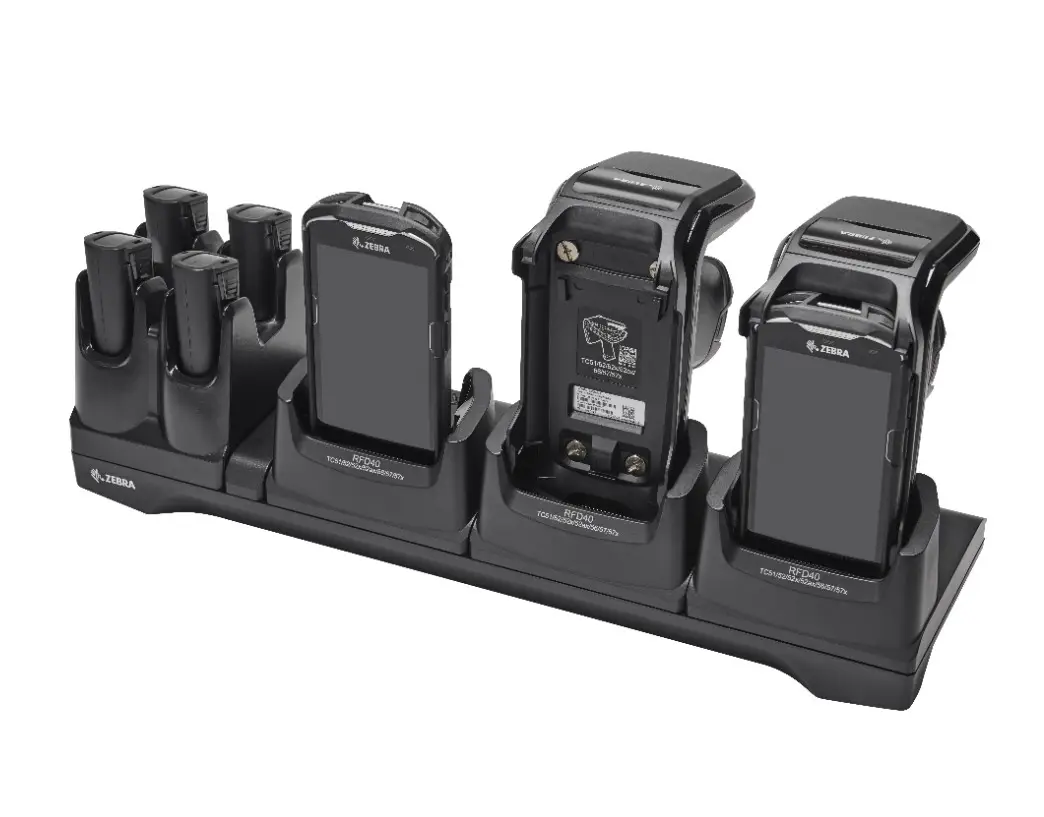 chargeur batterie lecteur rfid rfd40 zebra uhf code barres 