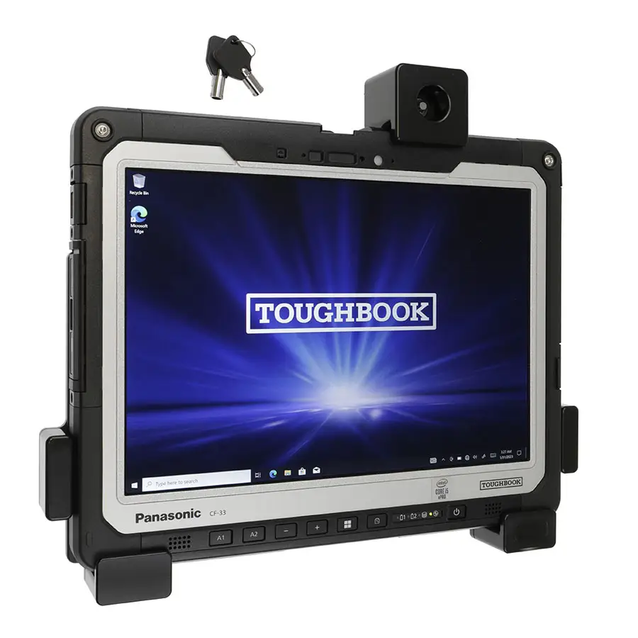 support fixation voiture passif Panasonic cf-33 thoughbook