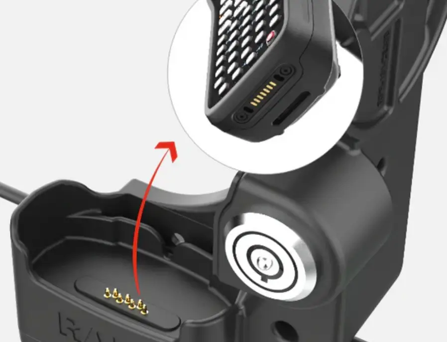 support alimenté véhicule portable zebra MC3300 MC3400 MC3450 MC33 MC34