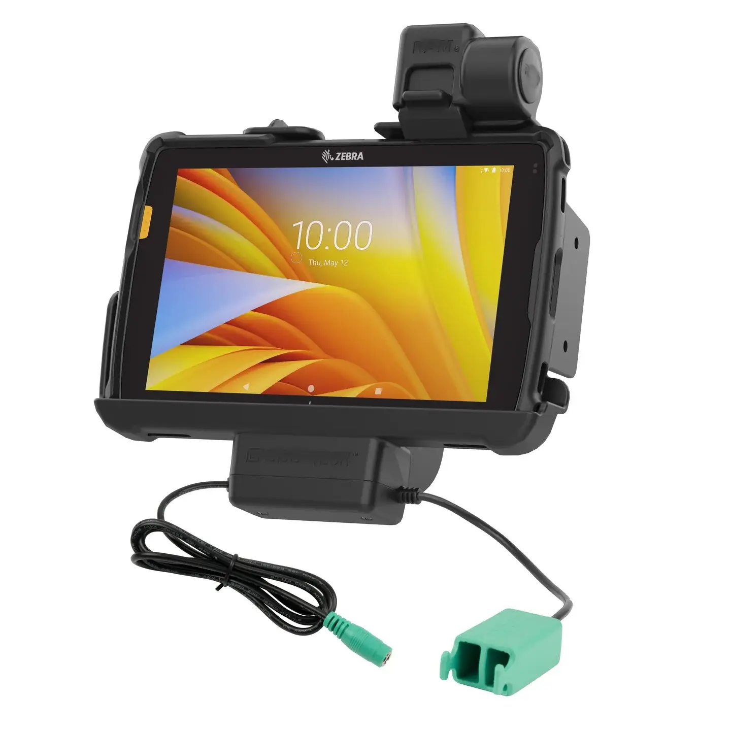support chariot voiture tablette zebra ET40 ET45  gds ram mount