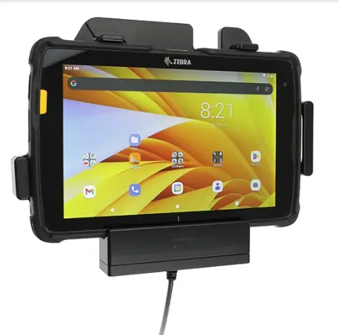 support chariot voiture tablette zebra ET40 ET45 brodit