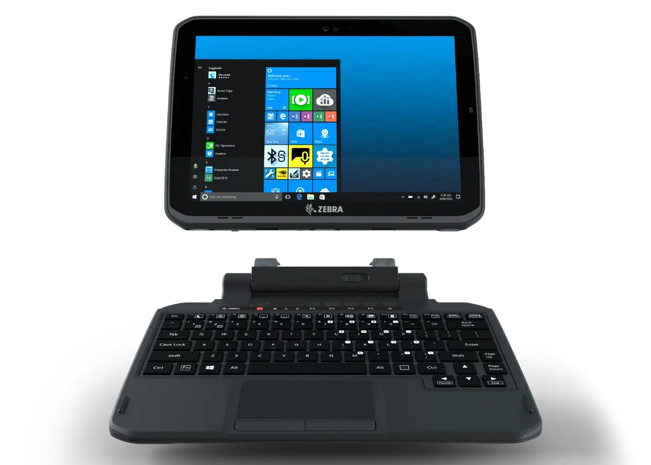 Tablette durcie industrielle Zebra ET80 scanner code barre windows Tablette durcie industrielle Zebra ET80 scanner code barre windows