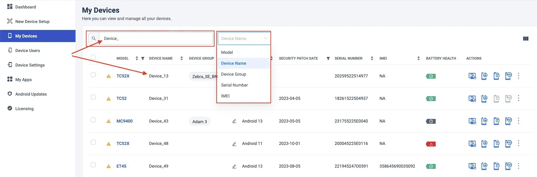 logiciel zebra dna cloud Zdna gestion mdm emm