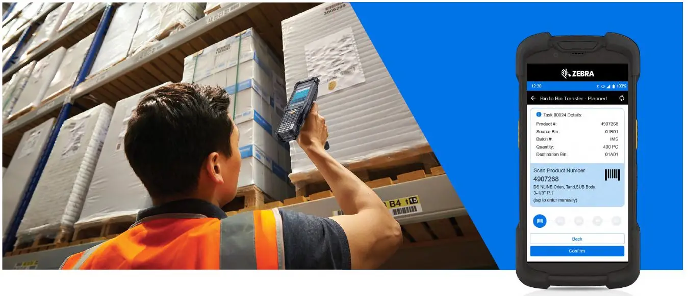 logiciel entreprise browser navigateur industriel web Zebra
