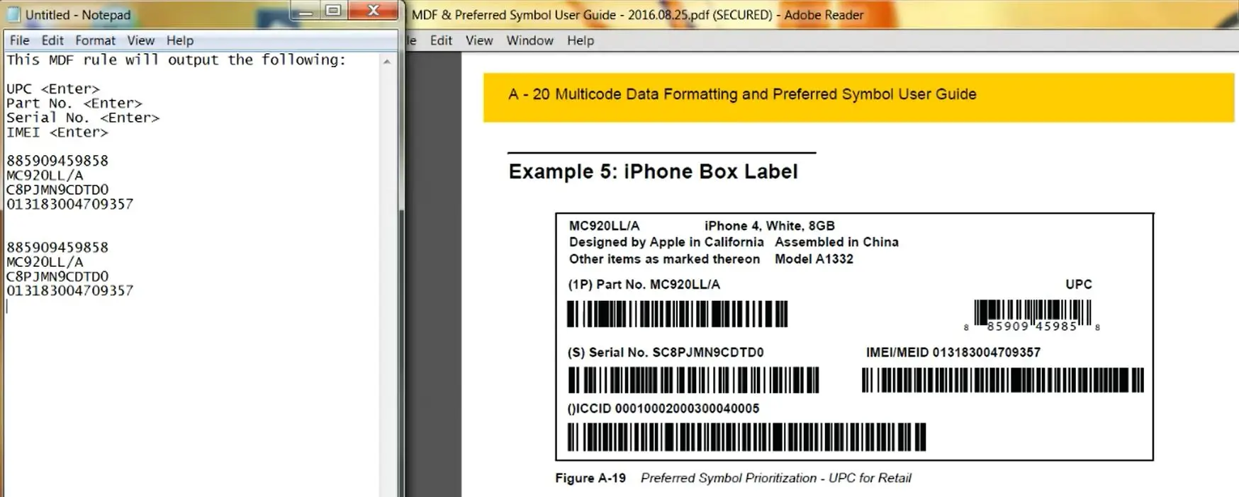 logiciel 123scan Zebra configuration lecteur code barre