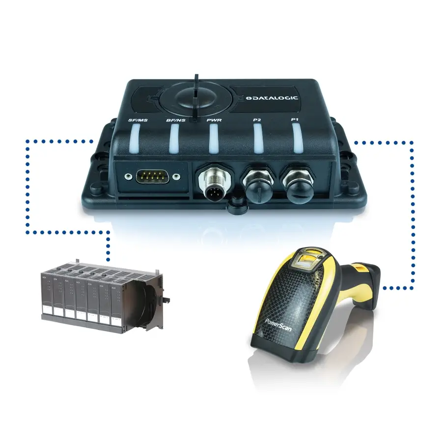 ethernet profinet lecteur codes barres datalogic