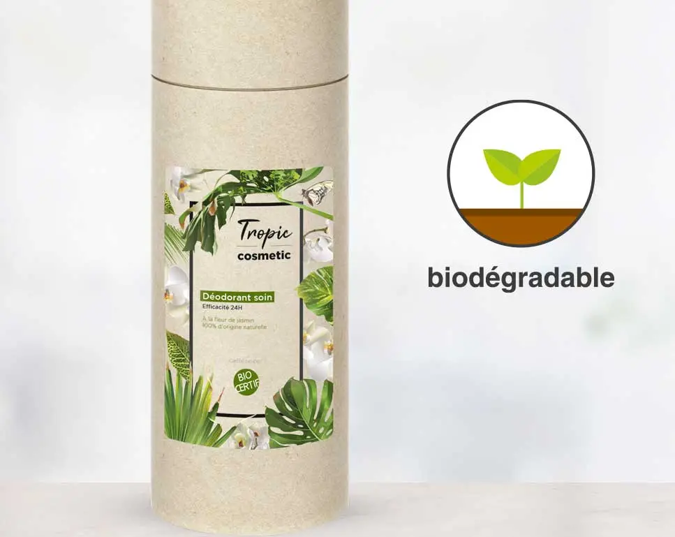etiquette synthetique biodegradable transparent &eacute;cologique adh&eacute;sive couleur