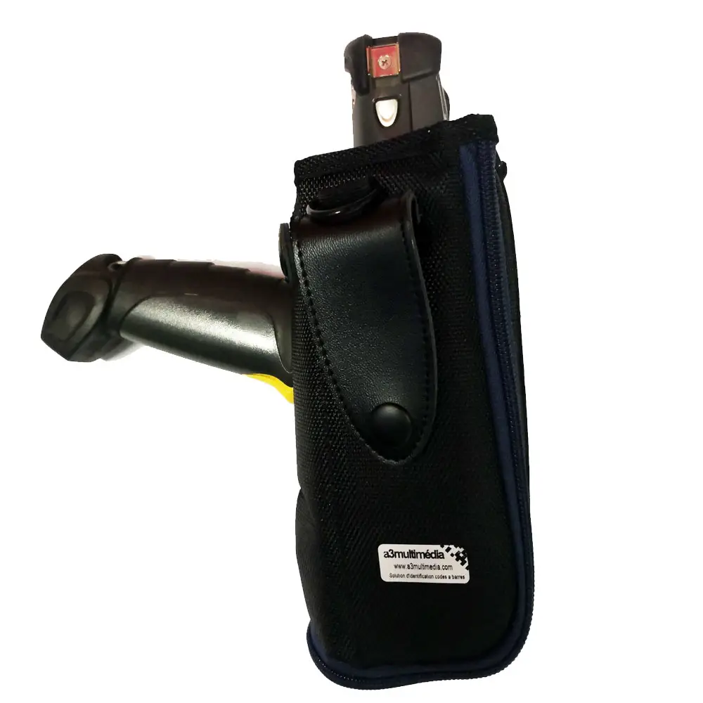etui housse terminal poign&eacute;e code barre