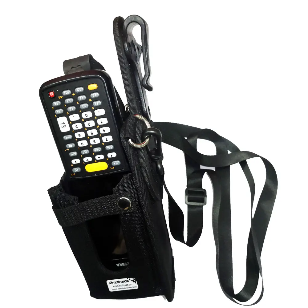 etui housse terminal poign&eacute;e code barre