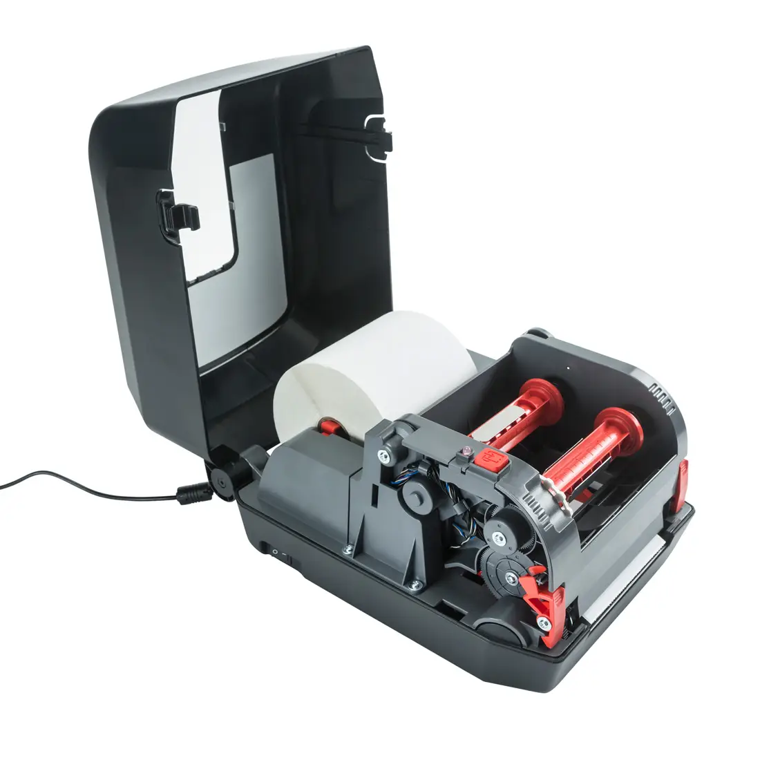 Imprimante Honeywell pc42t ouverte