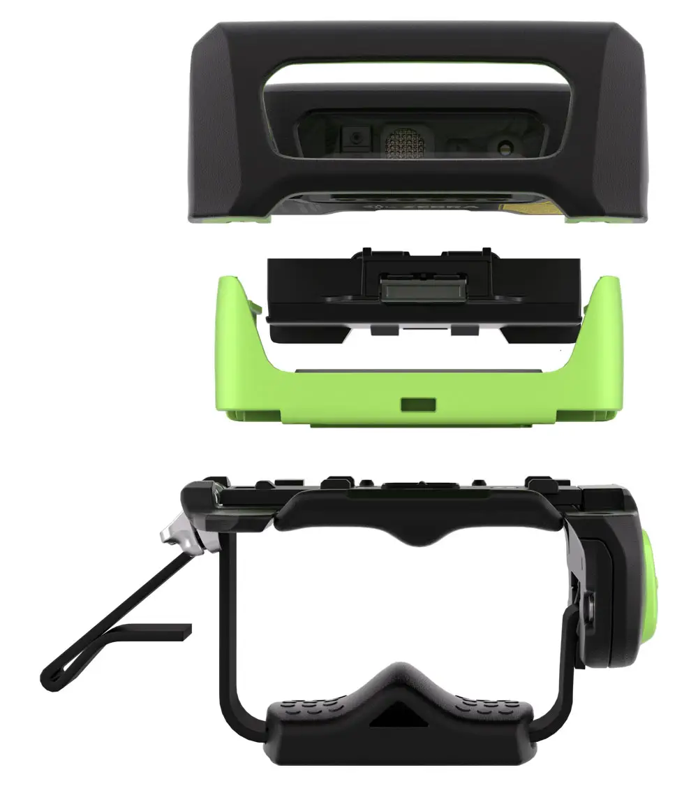 portable compact zebra ws50 dos de la main
