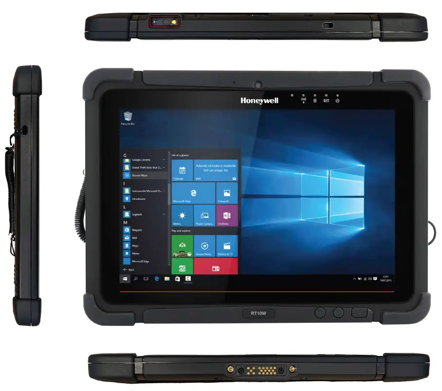 tablette windows rt10w honeywell