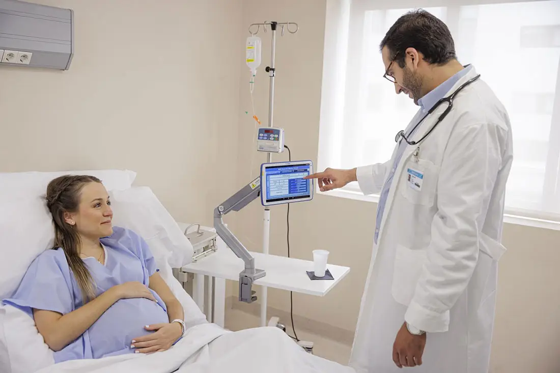Tablettes medicale zebra et45-HC 5G code barre hopitaux santé désinfectante