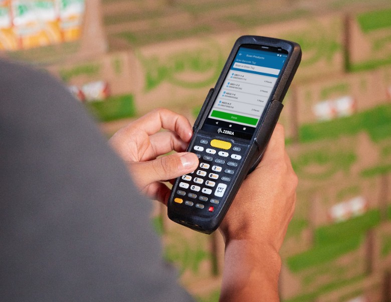 terminal portable résistant zebra mc22 mc2200 code barre