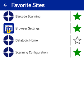 Interface verrouillée pour opérateurs en logistique