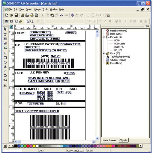 Codesoft 10 Network Logiciel Dédition Codes Barres