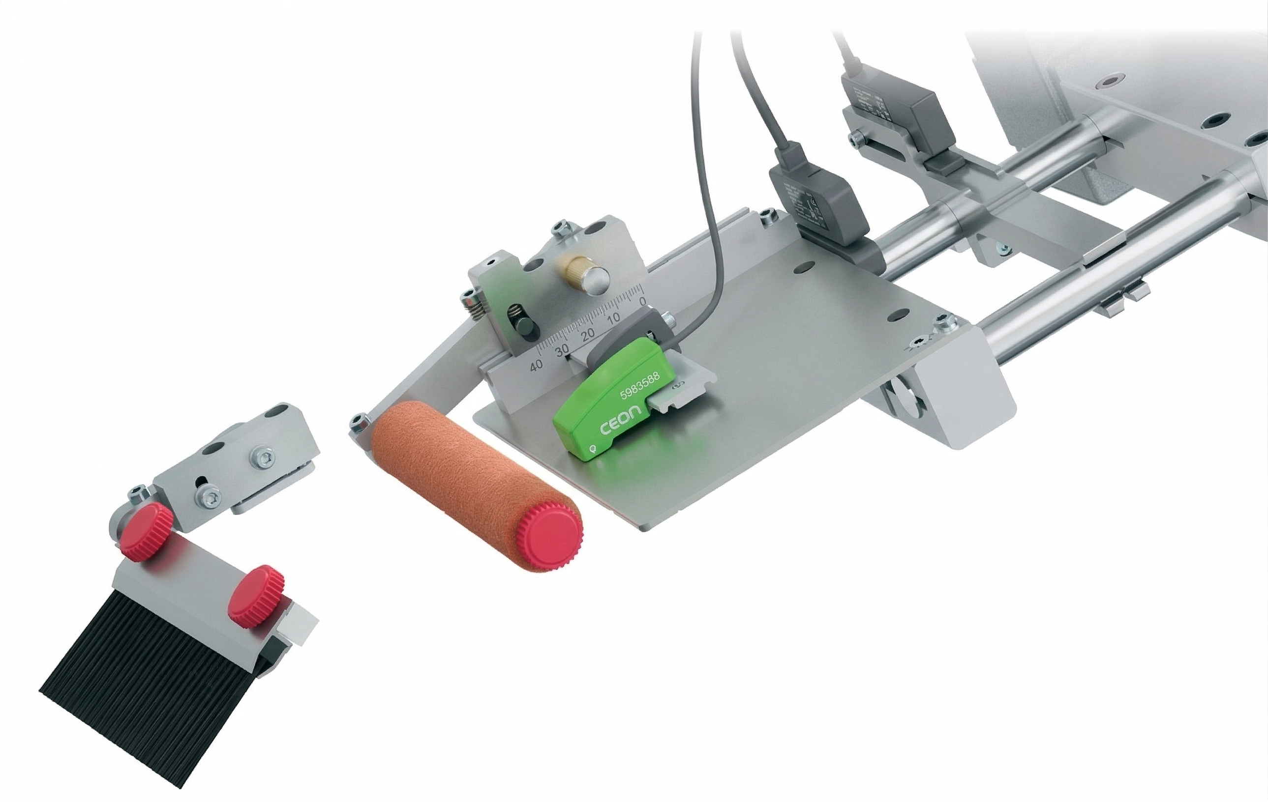 cab roxi ixor 180 applicateur &eacute;tiquette vue arri&egrave;re syst&egrave;me m&eacute;canique