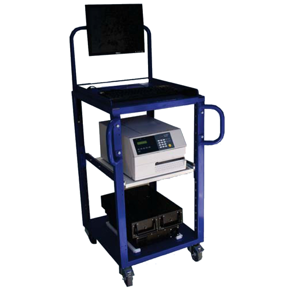 chariot imprimante portable pc scanner