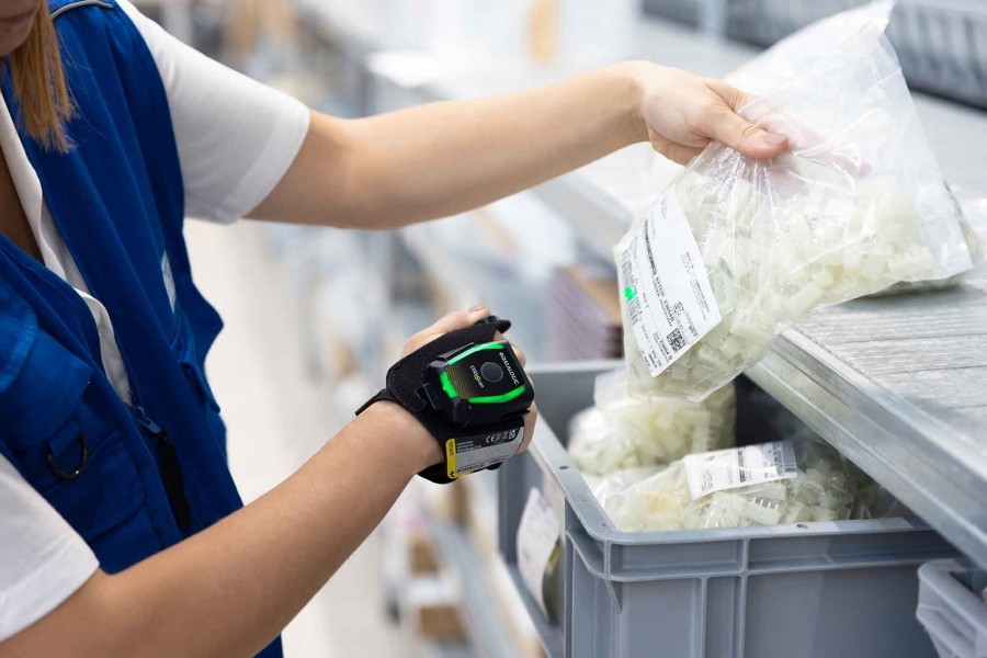 Lecteur codes barres  datalogic Handscanner