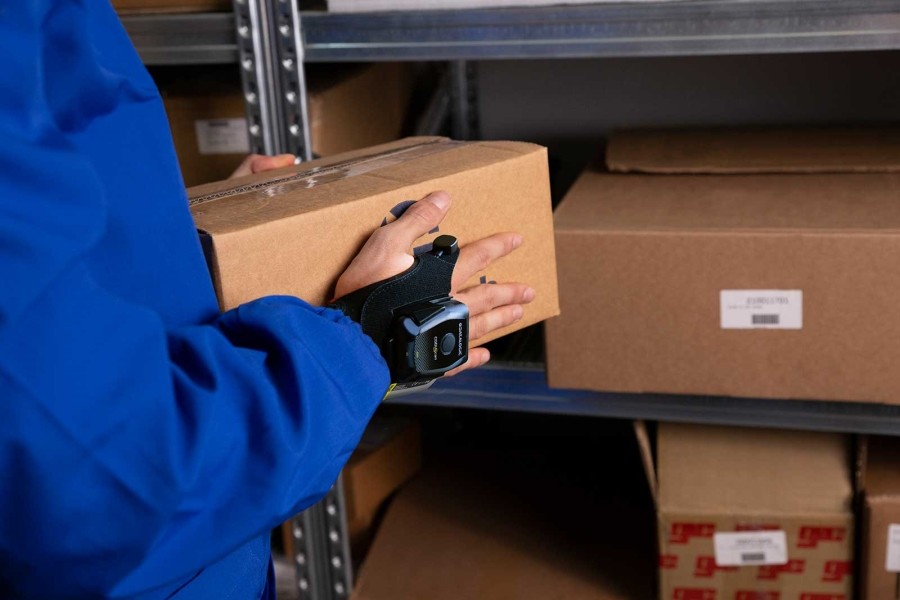 scanner codes barres dos de la main  datalogic Handscanner