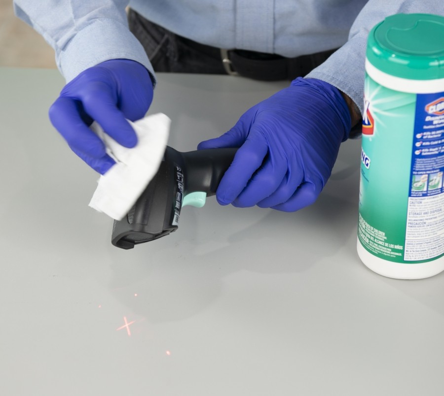 Station de charge WLC4090 Datalogic permettant la lecture en cours de charge.