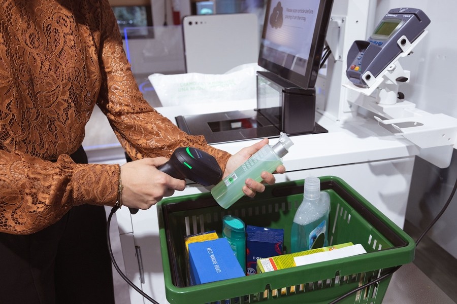 Datalogic Gryphon I GD4590 compatible RS‑232 et USB pour applications logistiques.