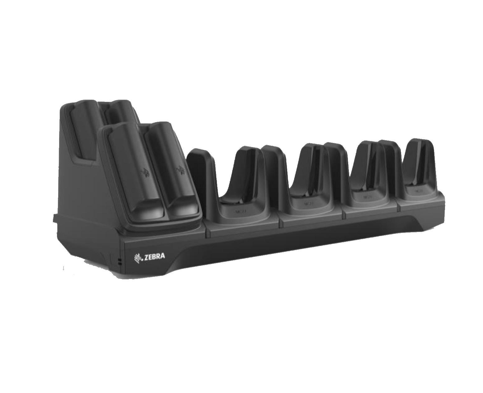 socle cradle portable chargeur 5 emplacements et batterie zebra mc22 mc27 mc2200 mc2700