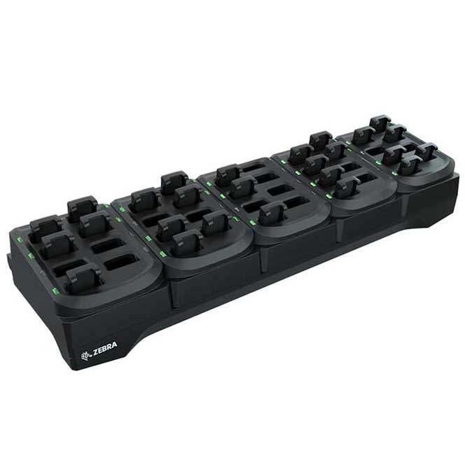 socle charge 40 batteries pour lecteur au doigt zebra RS5100