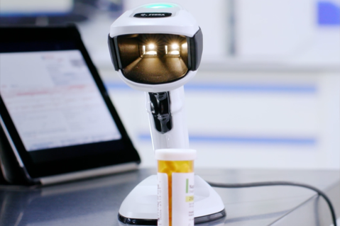 Zebra DS9908-HD capture document OCR pour admission patient.