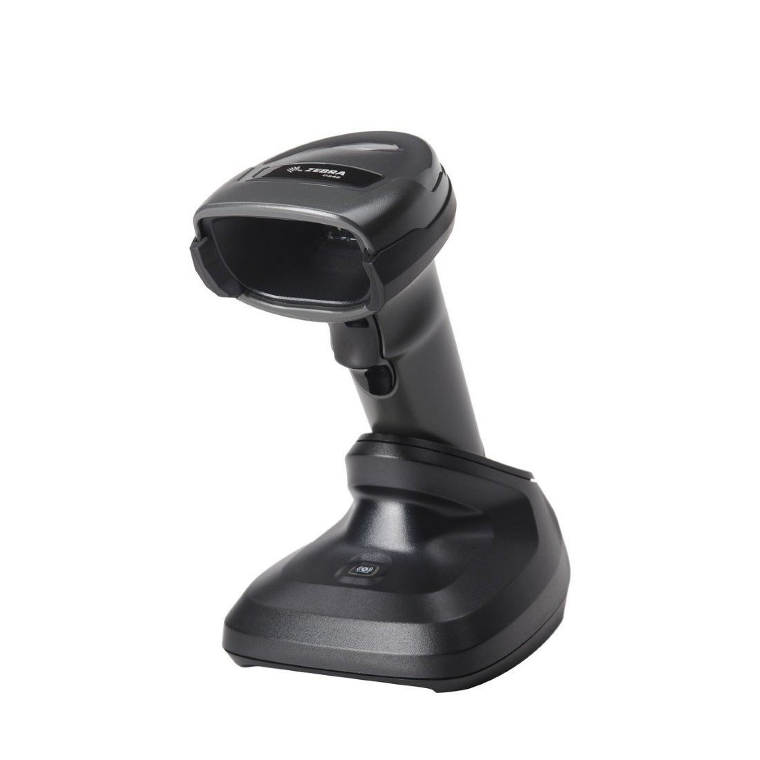 Scanner sans-fil Zebra DS4678 sur base Bluetooth.