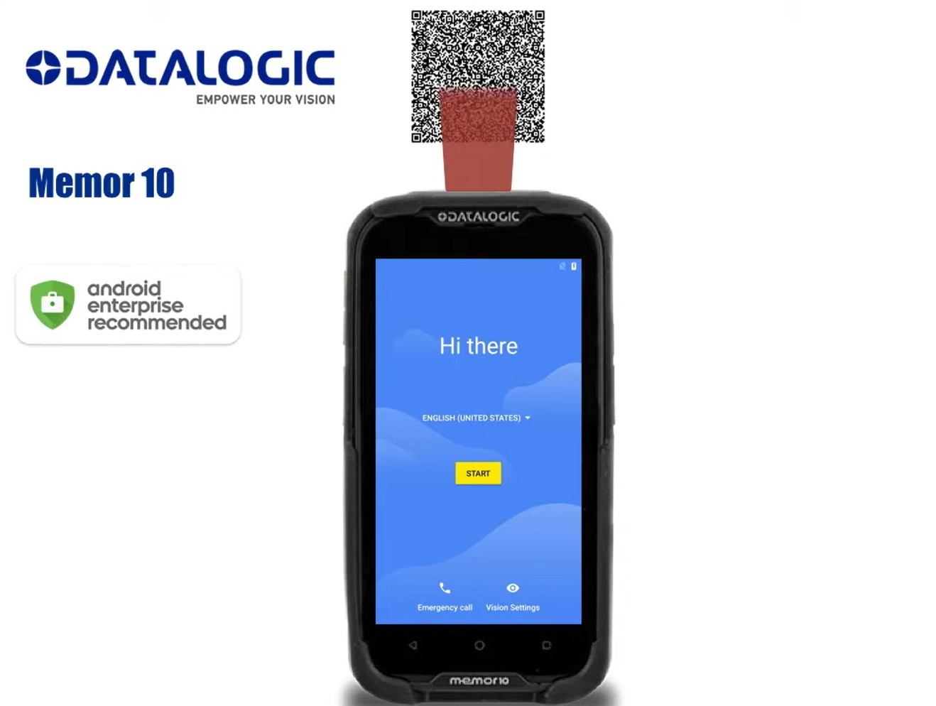 Provisioning Android via QR Code Datalogic
