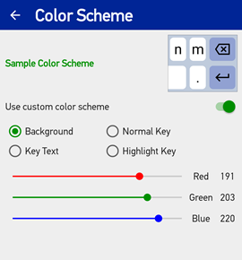 Éditeur clavier android Datalogic QuickBoard